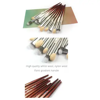 

10pcs /set Heart - Shaped Eye Makeup Brush Set Professional Eye Makeup Brush Set Makeup Kit