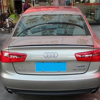 

A6 C7 Modified S6 Style Carbon Fiber Rear Trunk Lip Spoiler Car Wing for Audi A6 C7 2012 2013 2014 2015