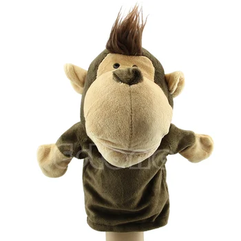 

Cute Children Kid Plush Velour Animal Hand Puppet Chic Designs Learning Aid Toys 634F