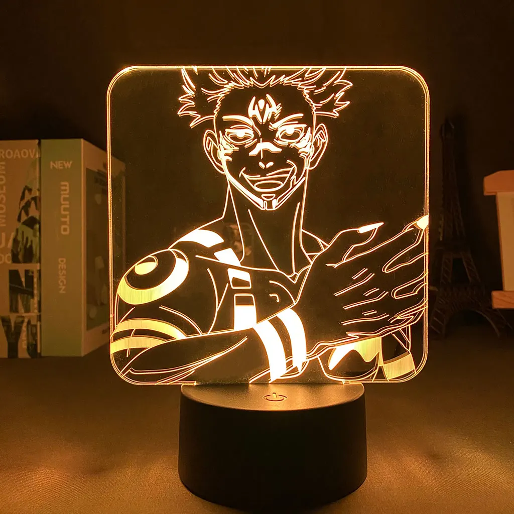 Anime Jujutsu Kaisen Light Satoru Gojo Holiday Gift Manga Kids Bedroom Decoration Table Lamp 3D Lamp Satoru Gojo ANMIT night light lamp Night Lights