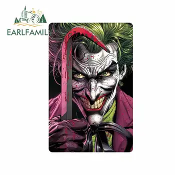 

EARLFAMILY 13cm x 8.6cm for JOKERS Car Stickers Vinyl Waterproof Sun Protection Car Door Protector 3D Decals Body for Car