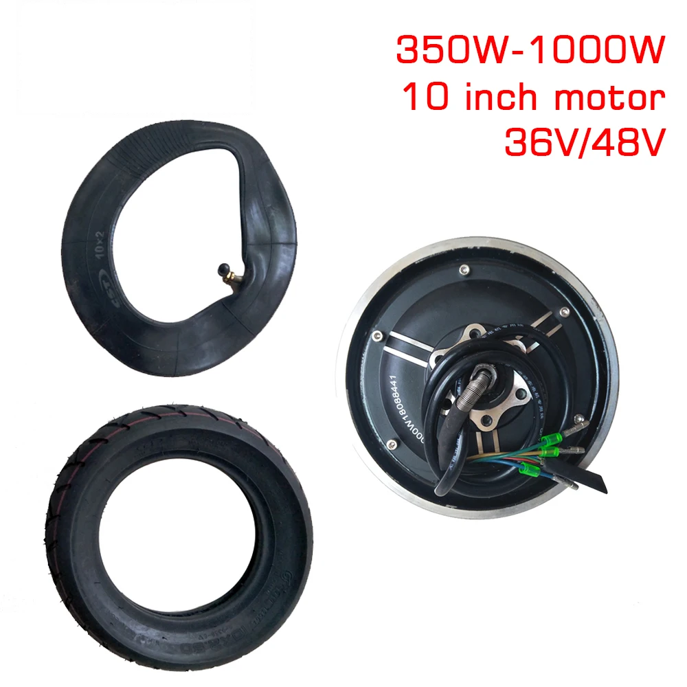 

10Inch 36V48V350W-1000WMotor Vacuum Tire Conversion kit Electric Scooter Motor Parts Modified DIY Wheel Brushless Motor