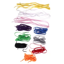 1 пара эластичных резиновый шнурок с 4 шт. пряжкой эластичная лента 105 см без галстука ленивые шнурки