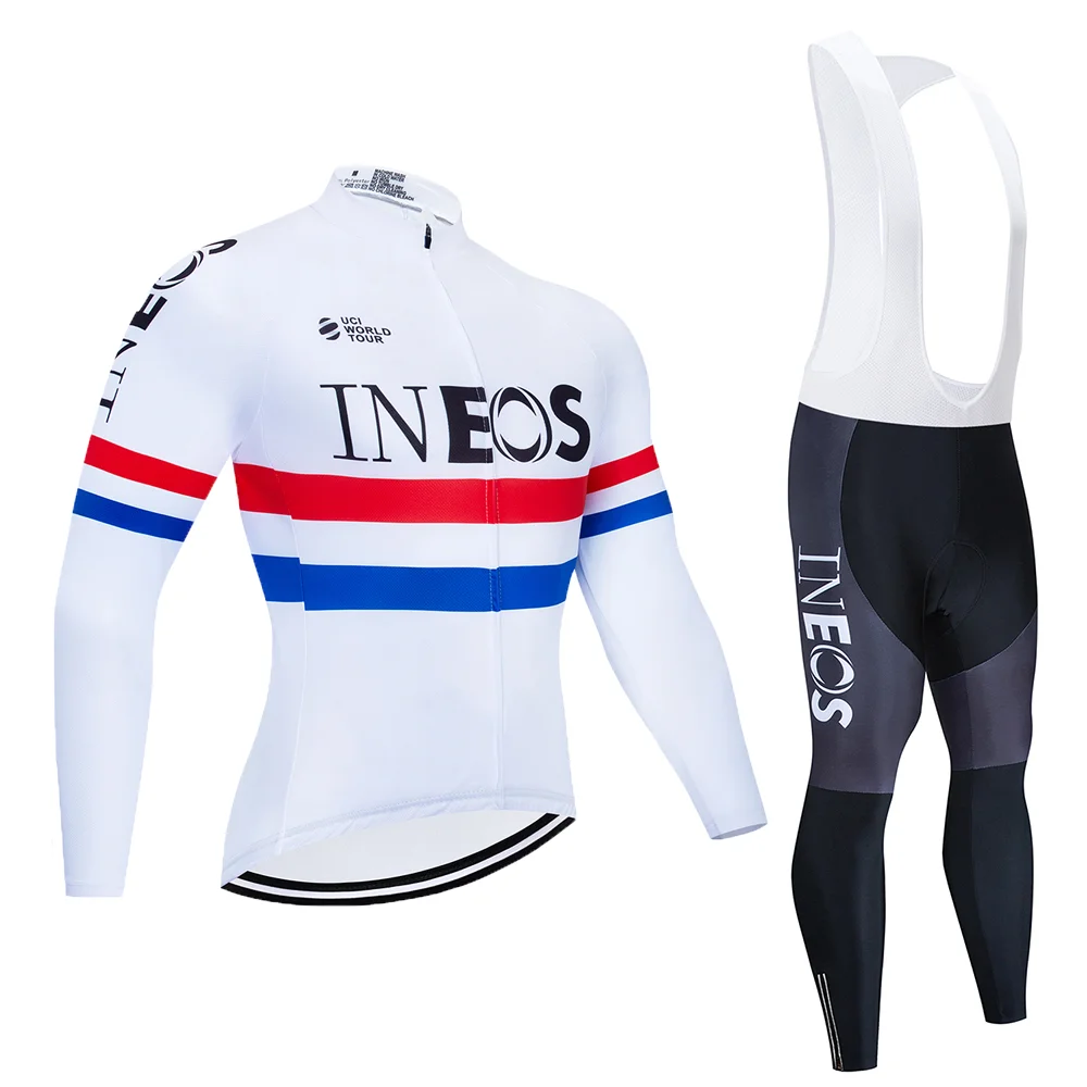 Long sleeve suit Профессиональная велосипедная команда, набор Джерси с длинным рукавом, осенняя одежда для горного велосипеда, Мужская Уличная велосипедная спортивная одежда, быстросохнущая - Цвет: Long sleeve suit