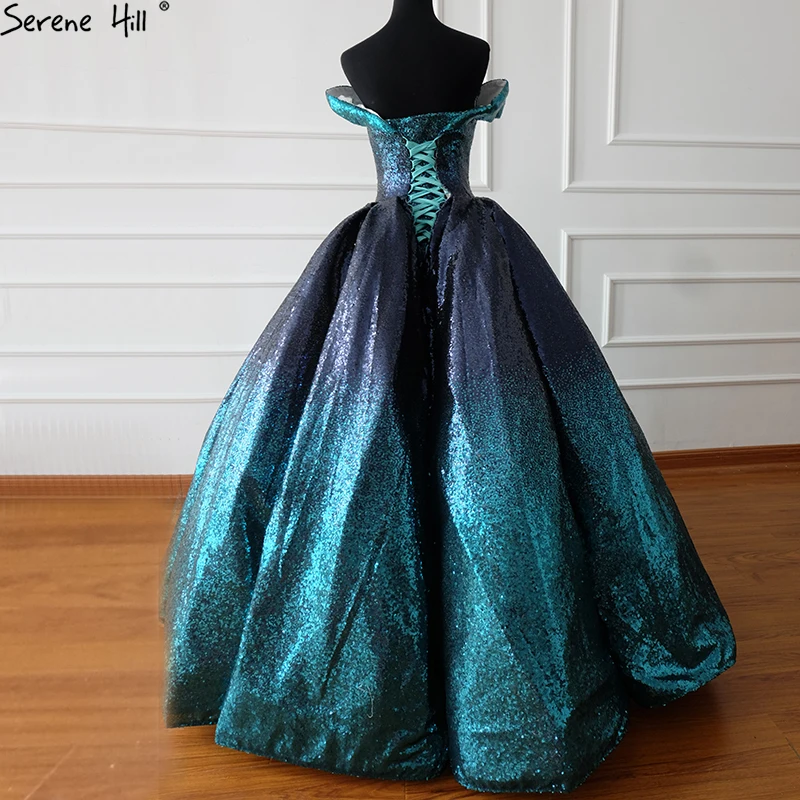 Сексуальное свадебное платье с открытыми плечами, контрастные яркие цвета,, роскошные сверкающие платья с блестками высокого класса Brial, Serene hilm C66536