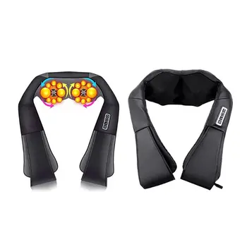 

Car Household Kneading Shiatsu Neck and Shoulder Electric Massager with Heat