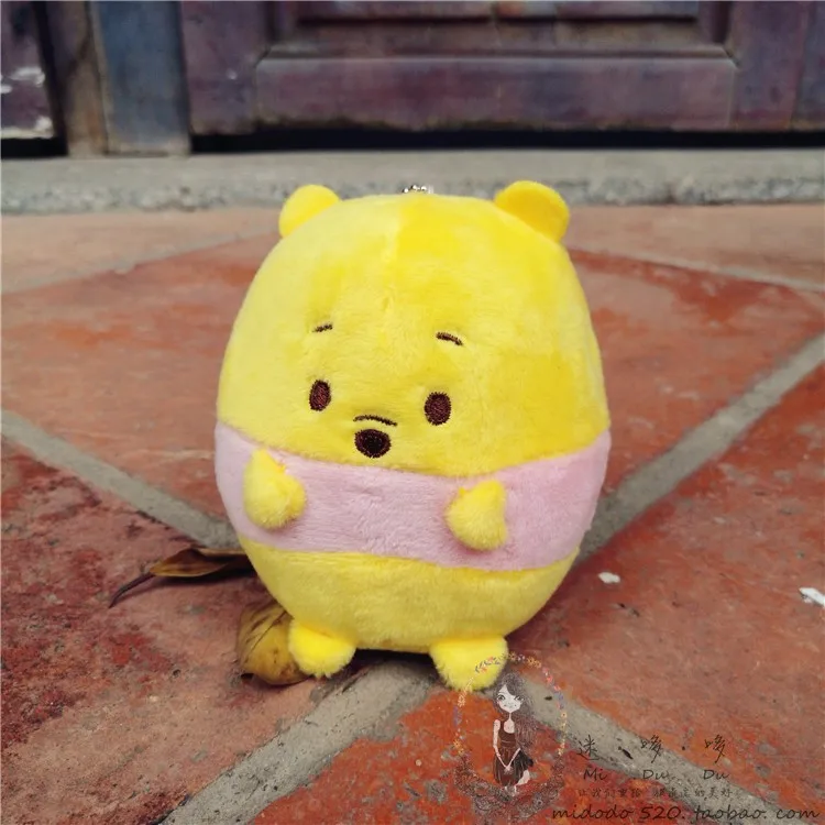Ufufy Микки Минни Ститч Marie Кот Дейзи Дак слон Медвежонок плюшевая игрушка милые мягкие чучела животные брелки Детские игрушки - Цвет: Коричневый