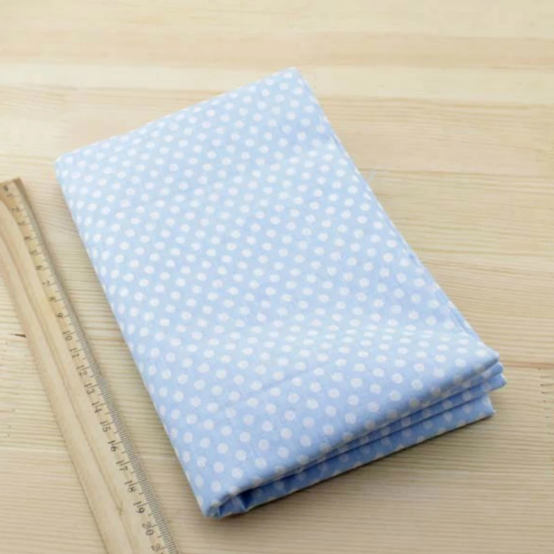 Booksew 7 шт./лот 50 см x синий хлопок Ткань Жир Квартал Тильда Лоскутная стежка DIY