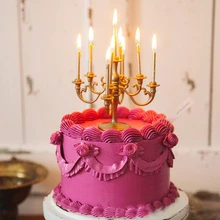 20 шт./лот подсвечник торт Топпер подсвечники свадебные украшения с днем рождения свечи для торта топперы Детские сувениры подарок