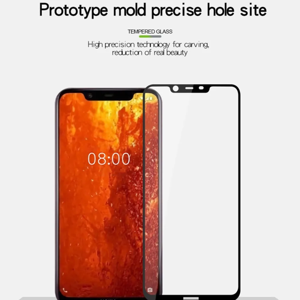 MOFI для Nokia 8,1/7,1/7,1 Plus/X7 пленка из закаленного стекла Алмазная 9H 2.5D защита на весь экран для смартфона Nokia