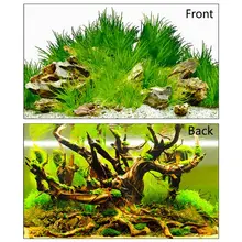 Аквариум фоновая Живопись 3D двусторонний океан пейзаж плакат Декор M68E
