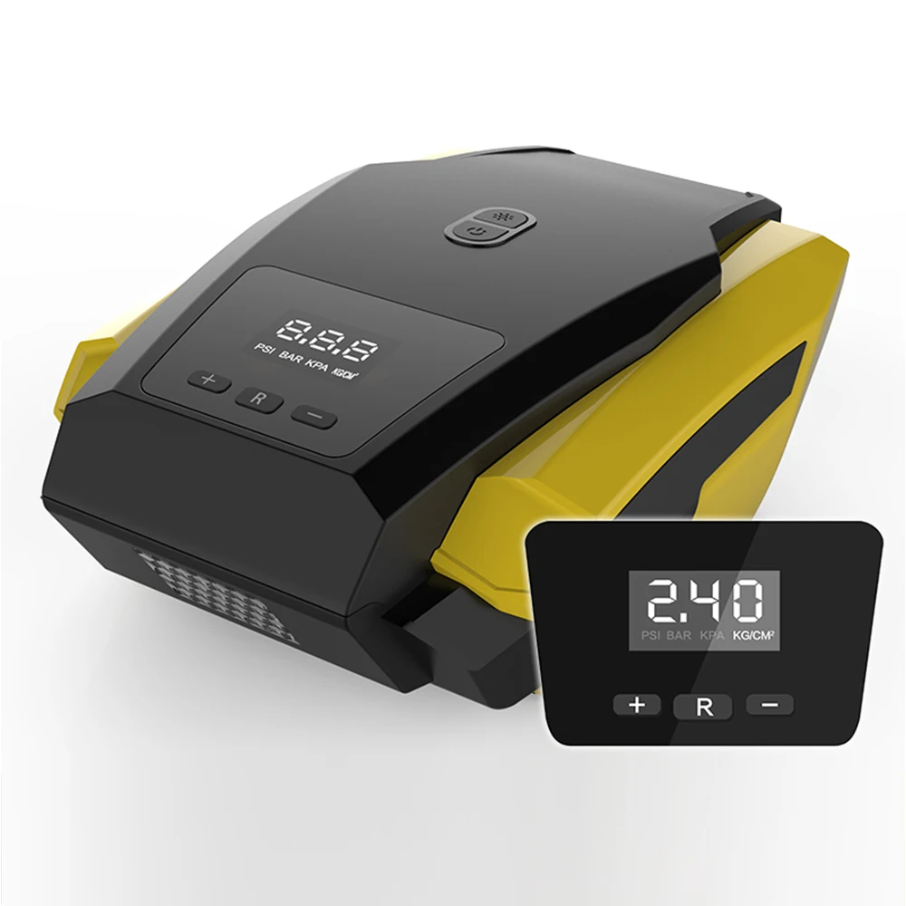 12V Intelligent Digital Display Tyre Pressure Inflatable Air Pump Automatic Charging and Stopping air compressor | Автомобили и