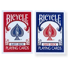 Baralho de cartas de jogo de pôquer, baralho de mágica limitado vermelho/azul raro, adereços especiais para fechar o palco, truque de mágica para mágico
