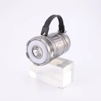 

Camping Light Solar Energy Lamp Multifunctional Portable Emergency Light Tent Lamp for Outdoor Outside (Silver)