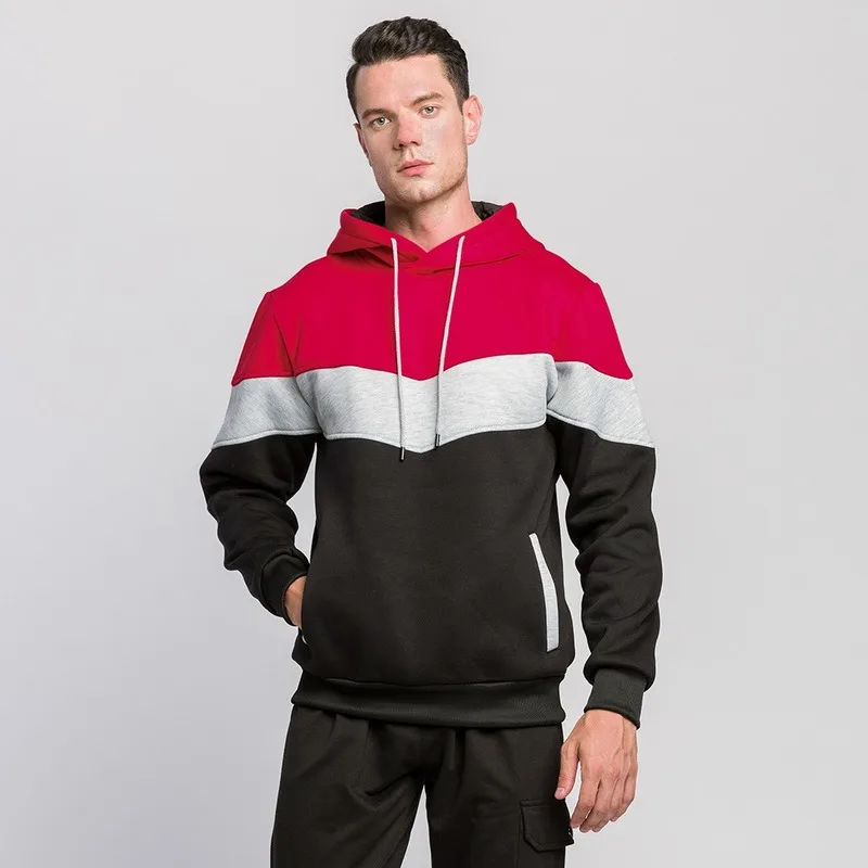 Men's Sweatshirt 2021 Hot Style European American Men's Color Matching