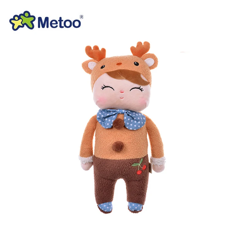 Кукла Metoo, плюшевые игрушки для девочек, милый мультяшный кролик Анжела, мягкие животные для детей, оригинальная коробка