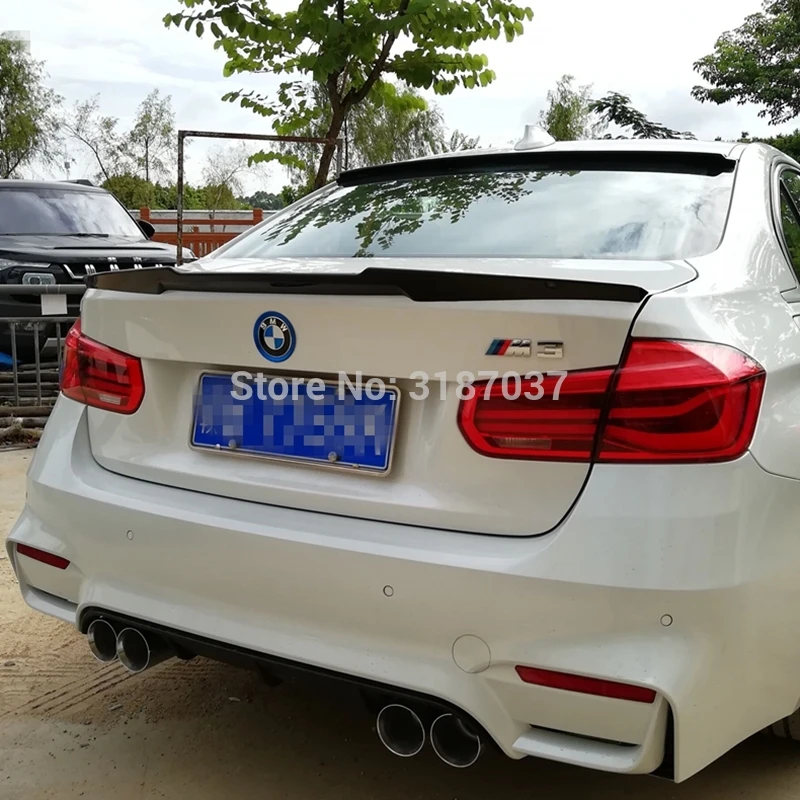 

2012-2015, стиль M4 для BMW 3 серии F30, углеродное волокно, Задняя Крышка багажника, автомобильный Стайлинг
