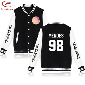 

Shawn Mendes Jacket 2019 Men's Casual Jacket Trend Shawn Mendes New Men's Fashion Print Casual Baseball Jacket