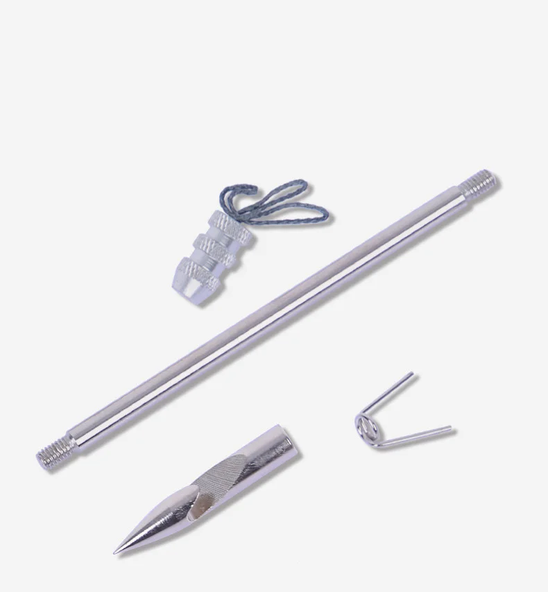 Fish Darts Darts Slingshot Stainless Steel Darts Shooting Fish Arrow Shooting Accessories with Arrow Box 5 Pcs