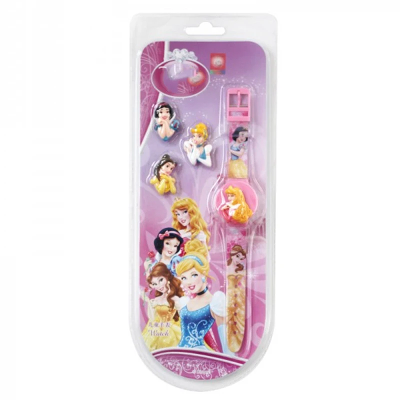 Подлинная Disney Princess Марка Смотреть Детям Смотреть Моды Девушка Студент Милый Спорт Аналоговые Наручные Часы 89004-79 - Цвет: Princess 8900405