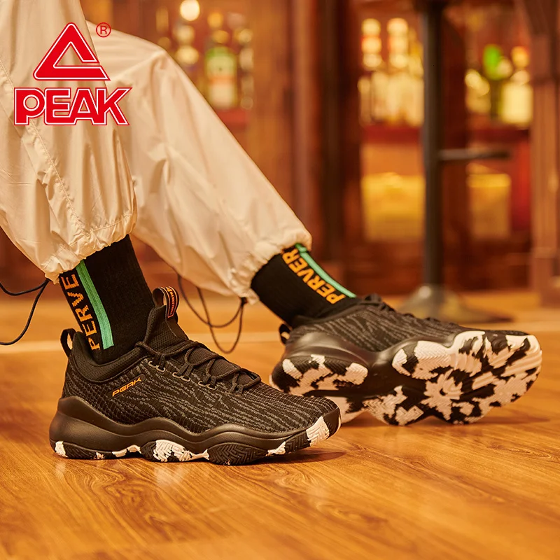 

PEAK Men Leisure Shoes Light Weight Soft Comfortable Lifestyle Sneakers Youth Street Casual Shoes Sports Shoes