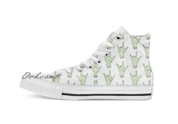 

Rock'n'Rise Custom Casual High Top lace-up Canvas shoes sneakers Drop shipping