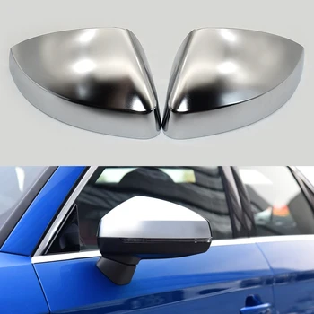 

A3 8V S3 Replacement Side Wing Mirror Cover Shell Caps fit for Audi A3 S3 Silver Aluminium Mirror Matte Chrome 2015 2016 2018