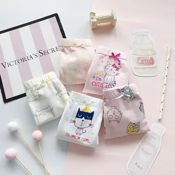 

New Style Medium-small Children Girls Knicker Cute Cartoon Boxer CHILDREN'S Underwear Underwear Suit Kids Panties Girls