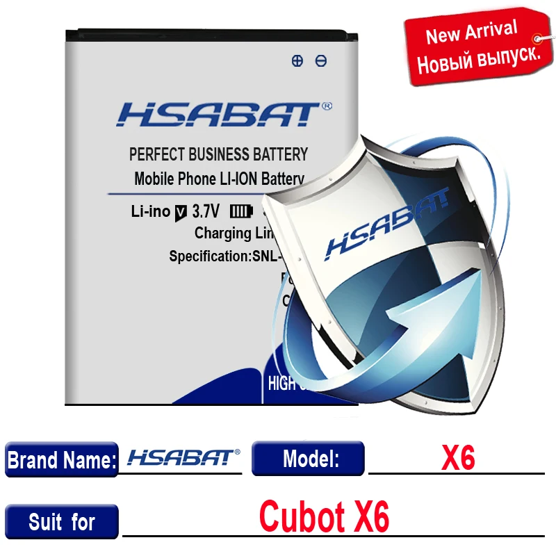 HSABAT 3200 мАч хорошее качество батареи для Cubot X6 батареи+ Быстрая