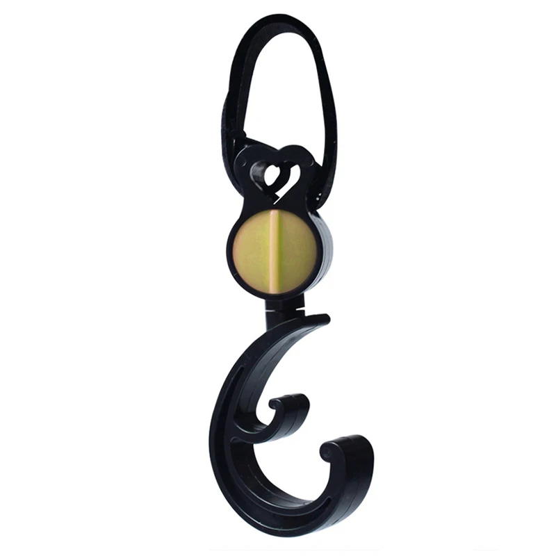2 PCS/Set Durable  Baby Hanger Baby Bag Stroller Hooks Pram Rotate 360 Degree Cart Hook Accessories Outdoor Convenient