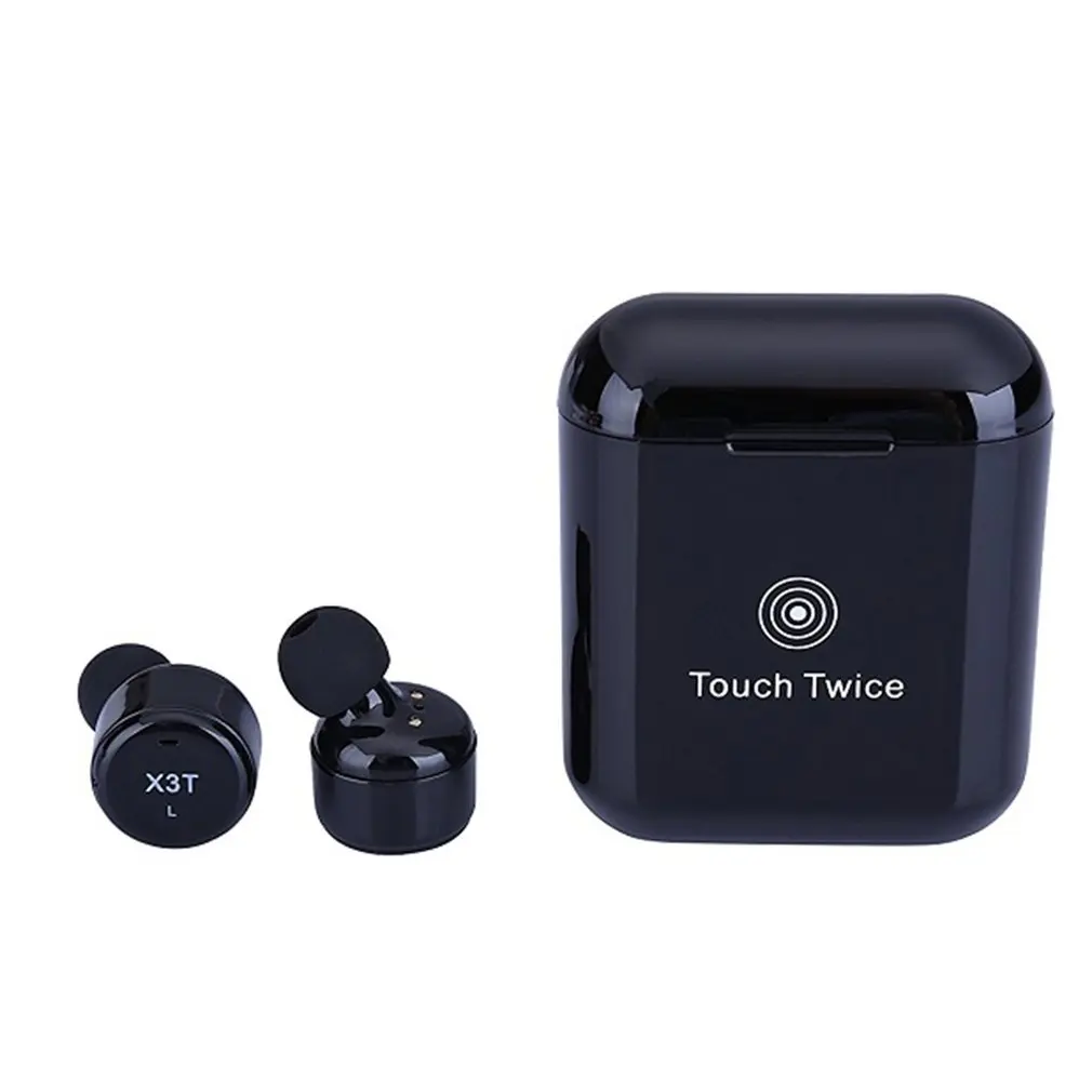 X3T Touch Control True Wireless Bluetooth Earbuds Earphone Mini Sport Earphones With Charging Case For Smart Phones