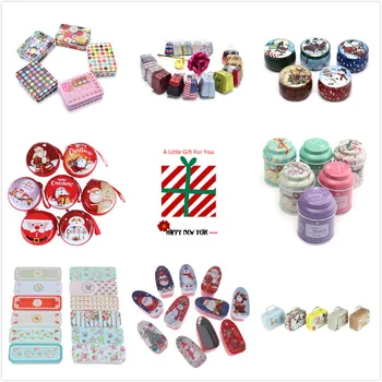 

Mini Elegant Flower Tin Box DIY Candle Jar Balm Round Empty Iron Box Portable Lipstick Zipper Cream Storage Box