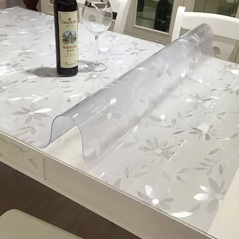 防水テーブルクロス軟質ガラスホームテーブル保護カバー透明コスモスマットダイニングテーブルマットオイルpvcテーブルクロス テーブルクロス Aliexpress