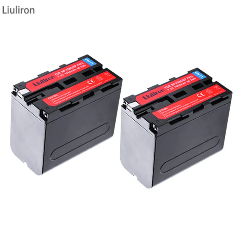 2battery 4x батарея NP-F970 NP F970 NP-F960 NP F960 F970 батарея+ ЖК-дисплей более быстрый двойной USB зарядное устройство для SONY F960 F550 F970 F570 CCD-RV100 - Цвет: 2battery