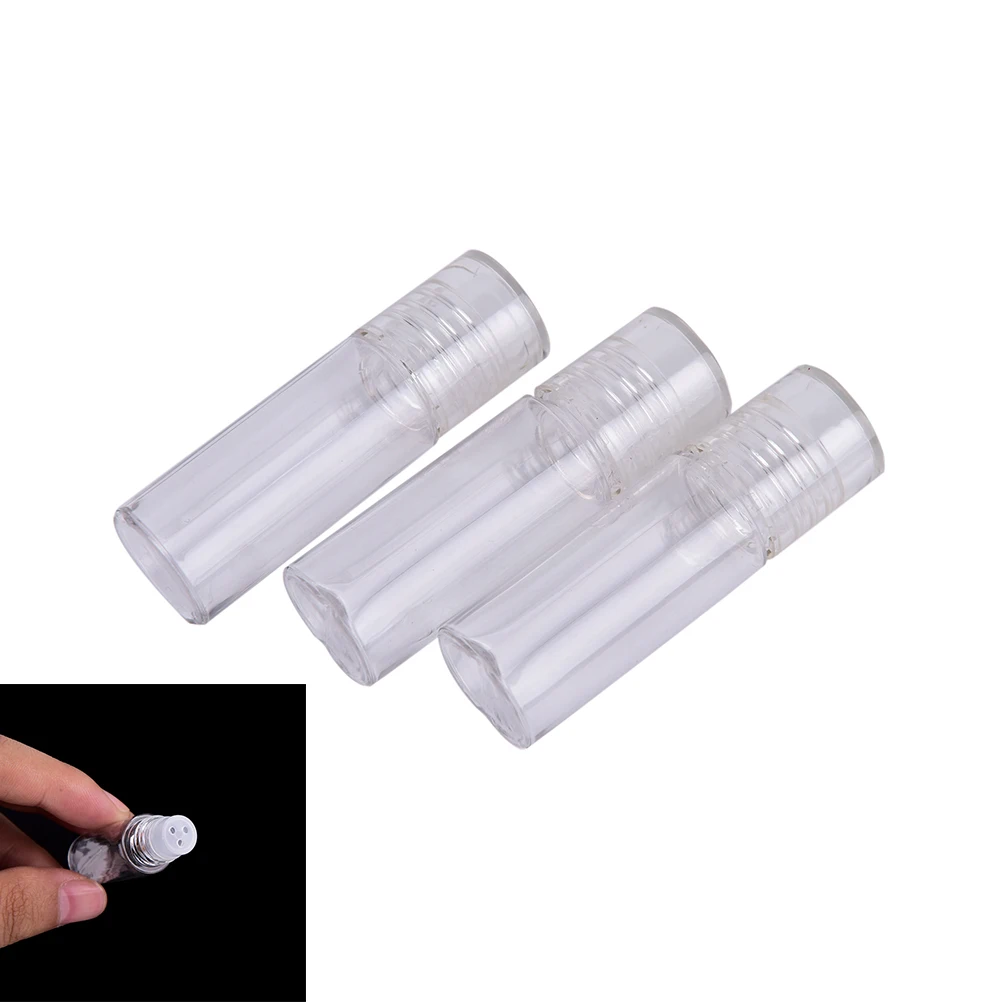 6Pcs 3ml Plastic Container Screw Lid Makeup Box Plastic Empty Cosmetic Sifter Loose Powder Jars