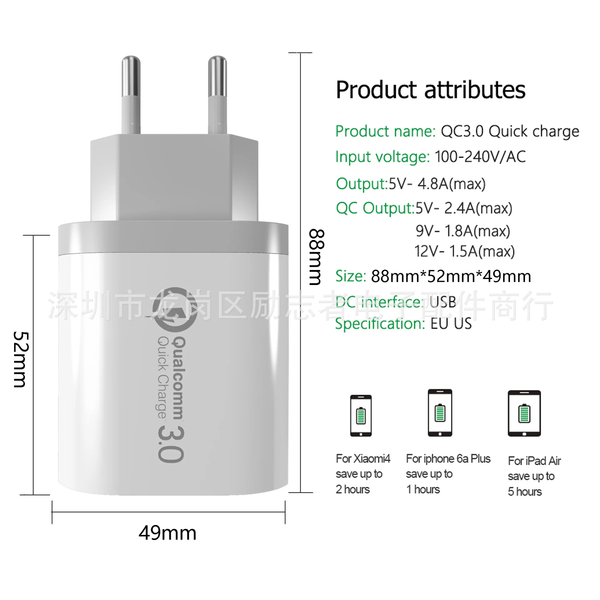 Mzxtby Быстрая зарядка 3,0 USB зарядное устройство QC3.0 Быстрая зарядка USB дорожное настенное зарядное устройство для iPhone samsung Xiaomi зарядное устройство для мобильного телефона