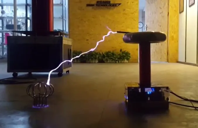 0,5 м Lightning Tesla катушка DRSSTC/Музыка Tesla электрическое кольцо/искусственная молния/экспериментальный дисплей
