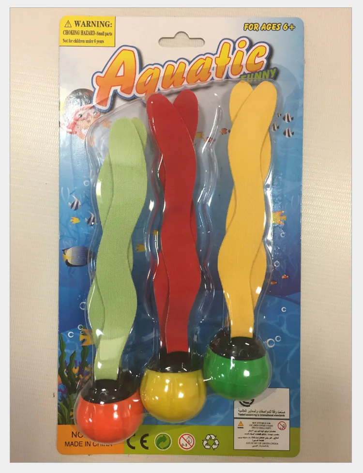 Подлинный Дайвинг Seagrass детские игрушки для игры в воде подводное плавание подводный дайвинг буй три