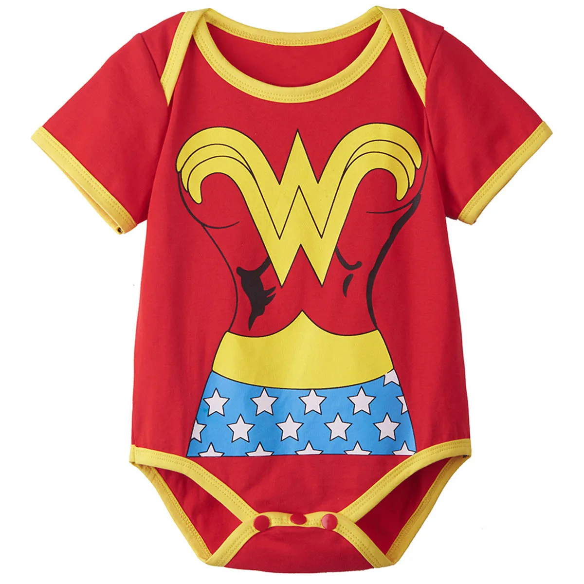 Боди для новорожденных; Детский комбинезон для крещения; забавная одежда супергероя для маленьких девочек и мальчиков; Халк Росомаха; Чудо-Женщина; Жемчуг дракона - Цвет: Wonder Woman