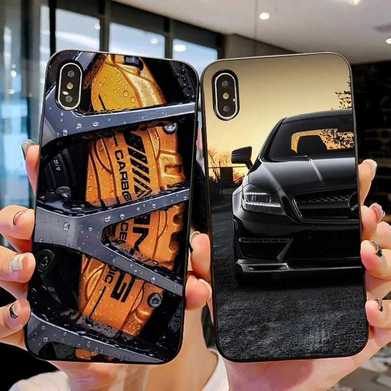 

Car Cover Case for iPhone 11 Pro 10 X XS Max XR 6 6S 7 8 Plus 5 5S SE For AMG Samsung Galaxy Note 8 9 10 S8 S9 S10 Plus S10E