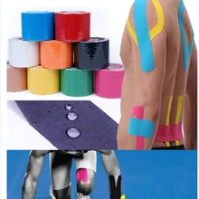 

5M*5CM Medical Kinesiology Tape Athletic Muscle Support Sports Physio Therapeutic Tape Adhesive Fixation Pain Stop Muscle Tapes