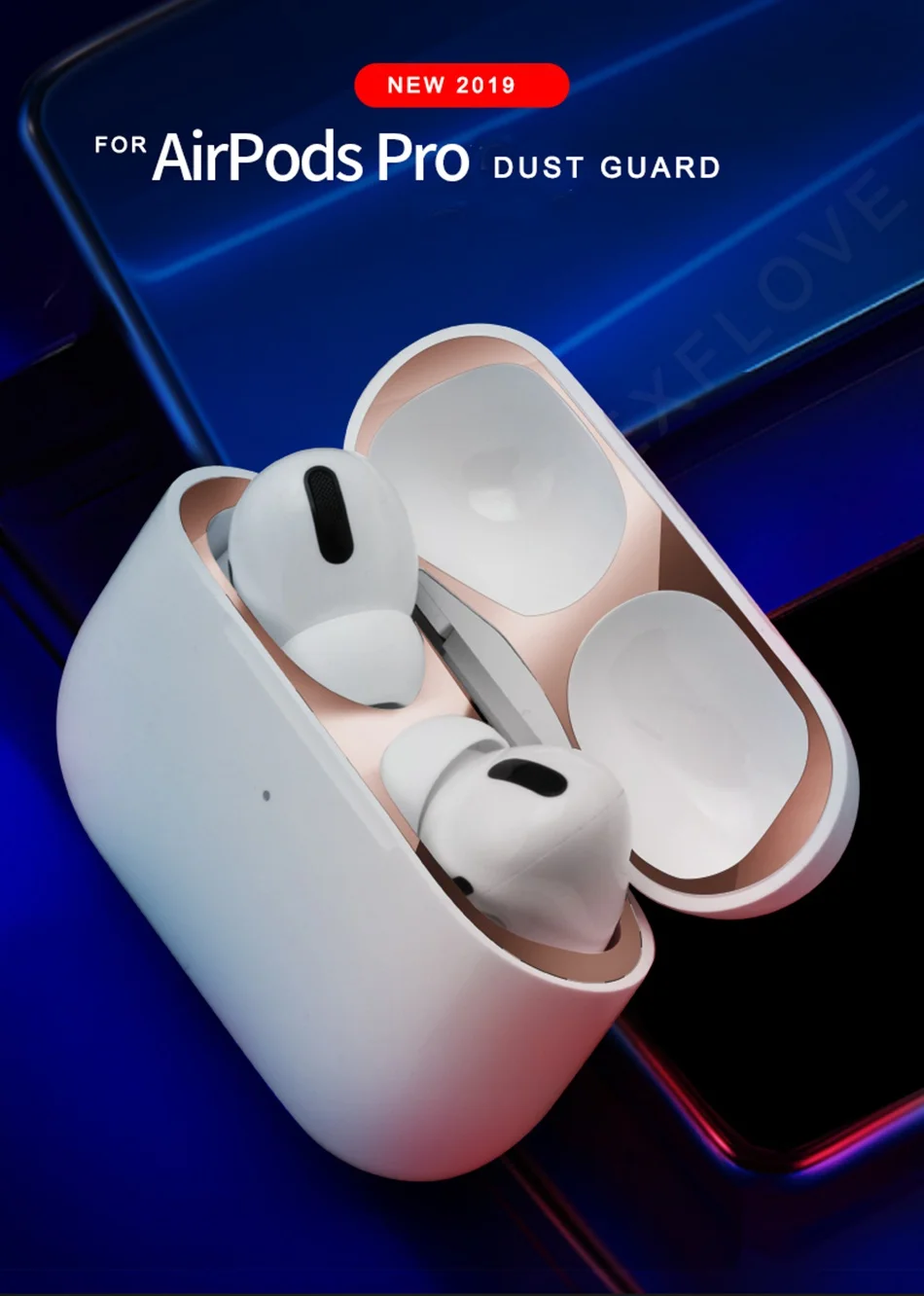 Металлическая крышка для Airpods Pro защита от пыли наклейка для Apple Air Pods 3 Чехол Защита от пыли Защитная наклейка защита кожи Аксессуары