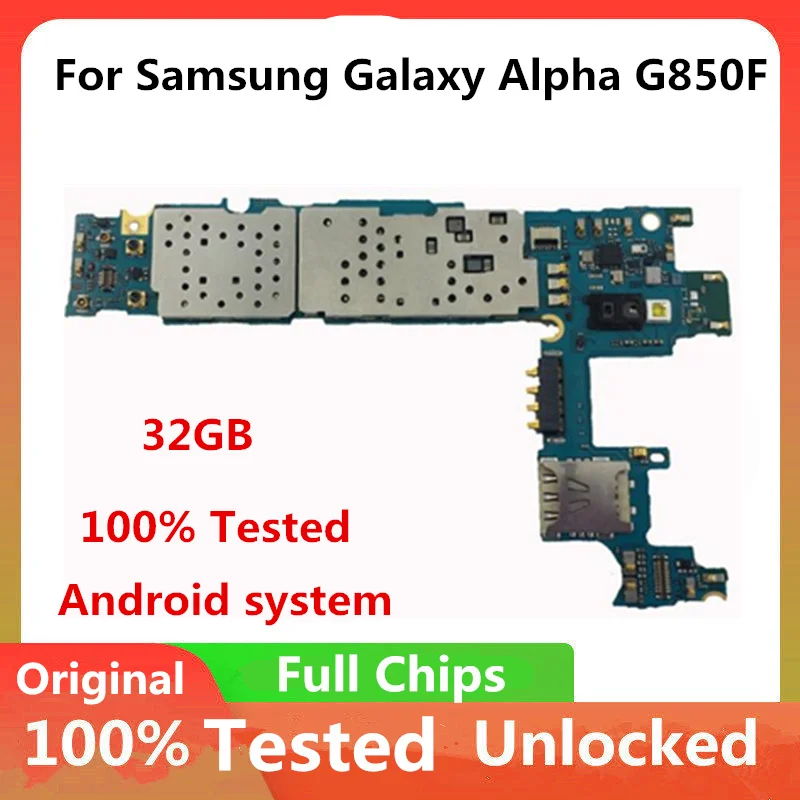 Официальная версия материнской платы для Samsung Galaxy Alpha G850F 32 ГБ оригинальные