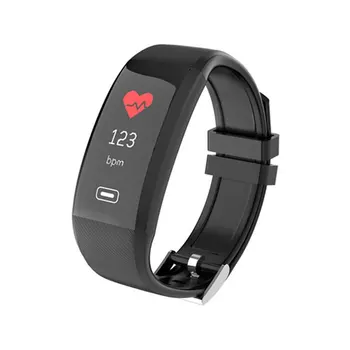 

Bluetooth Smart Band Color Screen Heart Rate Blood Pressure Monitor Pedometer Bracelet Fitness Smartband for iOS Android