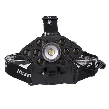 

Ultral Bright T6 LED Headlamp Headlight Telescopic Zoom For Fishing
