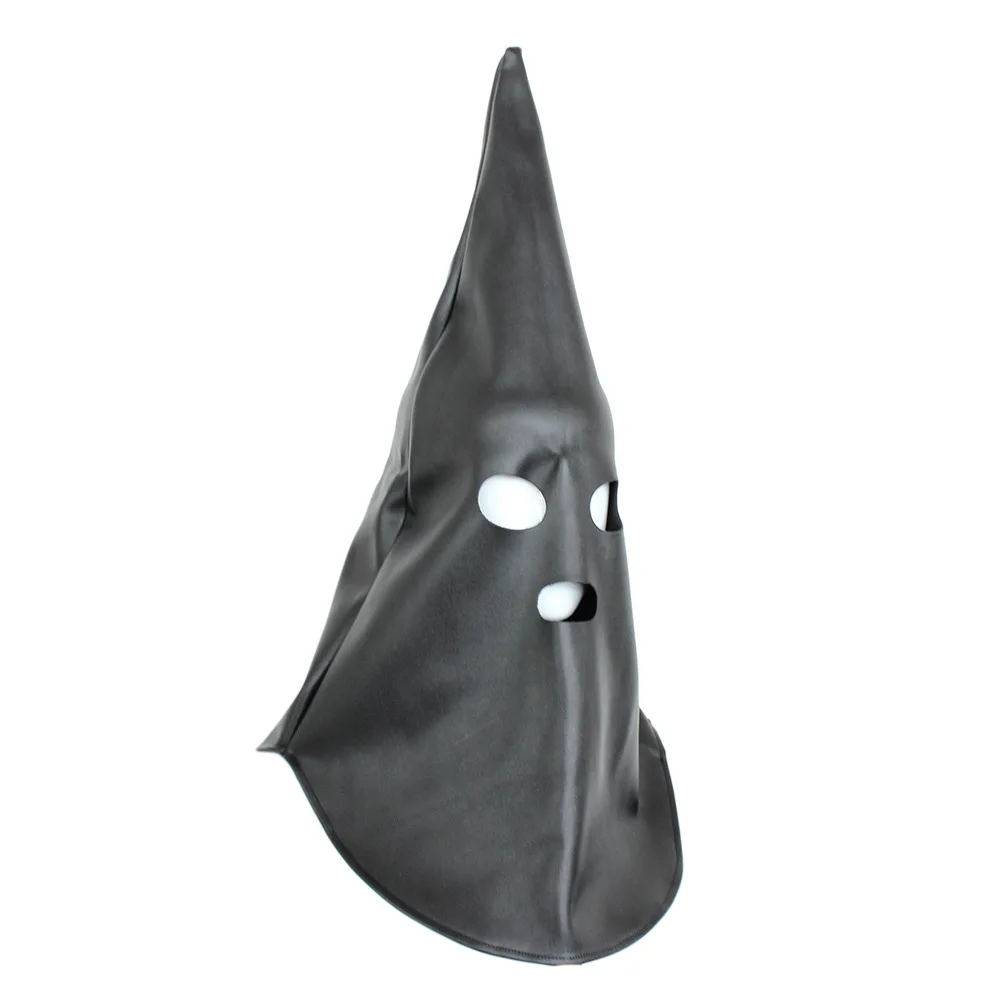 Sensory Deprivation Gimp Bandage Leather Mask Hood for Masquerade Halloween Mardi Gras Alien Supper Hero Easter Nightclub Party halloween hand decoration