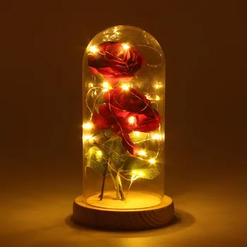 

Romantic Rose Lantern for Valentine's Day Mother's Day Party Anniversary Wedding Artificial rose lantern Exquisitely wrapped 212