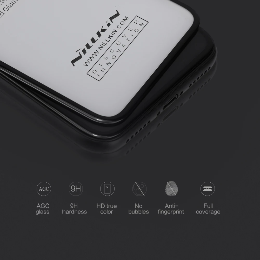 Стекло Nillkin для iPhone X/XS протектор экрана 3D CP+ MAX полное Защитное стекло для iPhone XS/X пленка из закаленного стекла