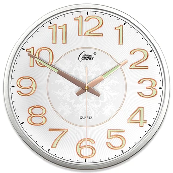 

Luminous Wall Clock Silent Living Room Fashion Bedroom Clock Wall Modern Creative Quartz Clocks Wall Watch Modern QZE198
