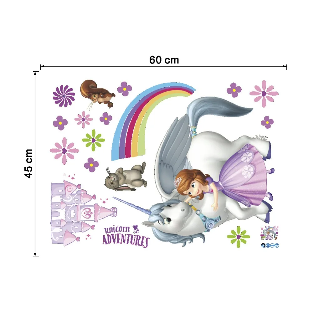 Unicorn Wall Stickers For GIrl Room